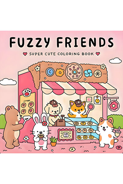 Choice أصدقاء متعددون ذوو فرو ناعم: كتاب تلوين للكبار يضم أنشطة يومية لطيفة و...