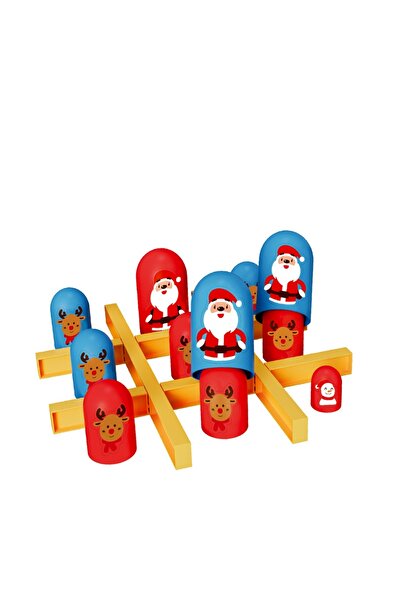 Choice Red Tic-tac-toe game, Christmas theme, interactive toys for parents an...