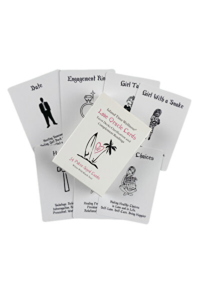 Choice مجموعة أوراق أوراكل الحب والوقت من وايت آيلاند TT176، مجموعة أوراق الت...