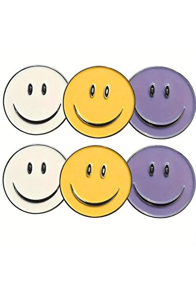 Choice MULTI Golf Ball Markers Assorted Patterns Value Pack of 6 Golf Gifts, Accessories Sets for Men Women