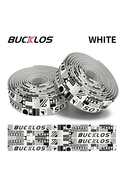 BUCKLOS شريط مقود دراجة ممفيس وايت، مناسب للدراجات الهوائية على الطرق الوعرة،...