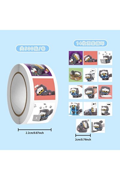 Choice juanjuantie-500pcs 2025 أحدث موديل 500 قطعة من لفائف رموز ZOA التعبيري...