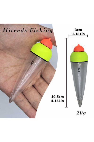 Choice 20 غرام، 3 قطع من عوامات صيد السمك من هايريدز، عوامات بلاستيكية عمودية...