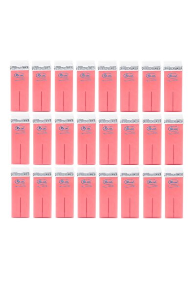 ROİAL Set of 24 pieces of Titanium Rossa Roll-on depilatory wax 100 ml
