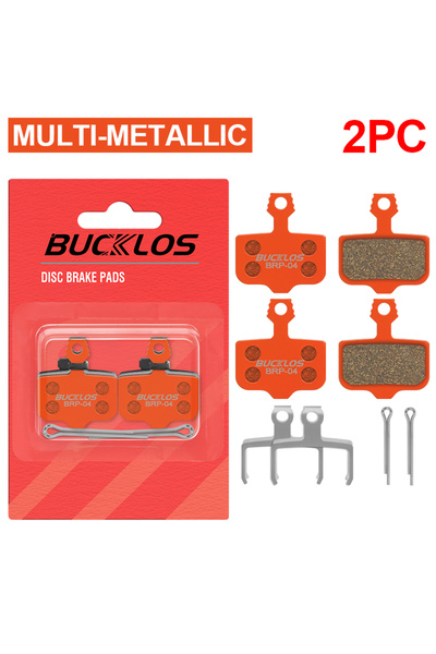 BUCKLOS MULTI-METALLIC-2PC Bicycle Brake Disc Pad for Sram ELIXIR DB1 DB5 Dur...