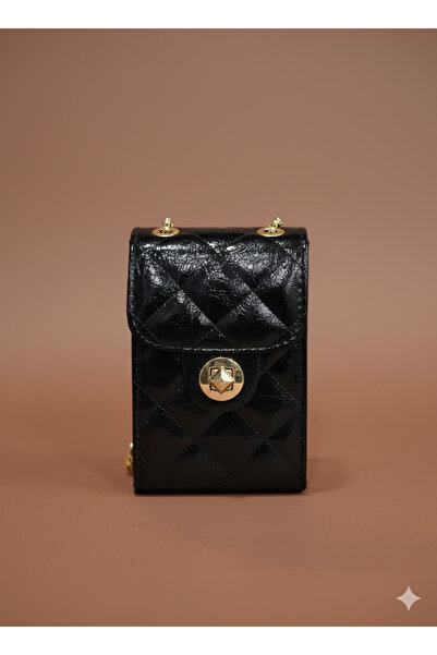 DEMİR ACCESORİES Women's Shoulder and Crossbody Bag Quilted Patterned Leather