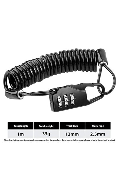 Choice خوذة متعددة الوظائف سوداء اللون للدراجات الجبلية، مزودة بقفل أمان سلكي...