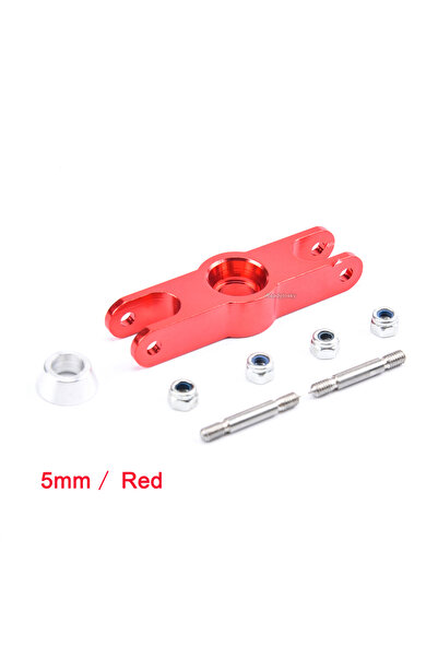 Choice مشبك مروحة أحمر قابل للطي مقاس 5 مم، قطعة واحدة، محول مروحة 5 مم/6 مم/...