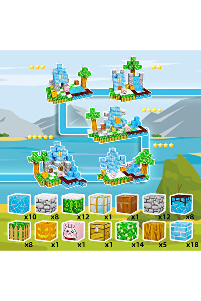 Choice cixingjimu 100Pcs(888-34) Nordic Village-Themed Puzzle for Boys and Gi...