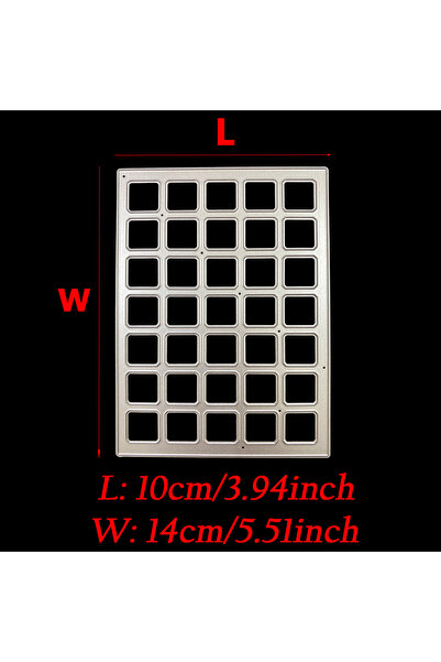 Choice إطار واحد، إطار شبكي، قوالب تقطيع معدنية لصنع ألبومات قصاصات ورقية وبطاقات تهنئة يدوية الصنع