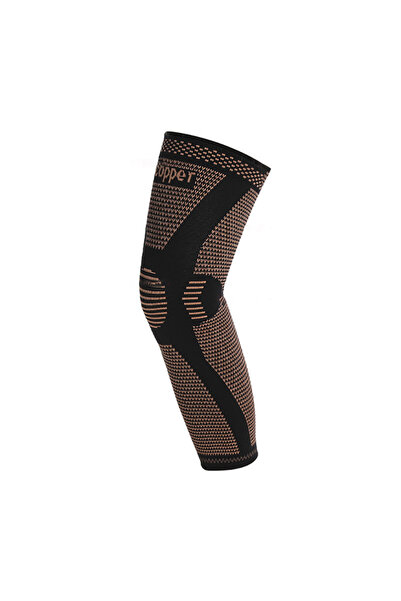 Choice قطعة واحدة - أسود، نصف قطعة، واقيات ركبة طويلة من النايلون النحاسي، ري...