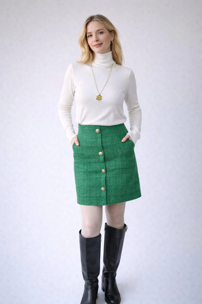 OFFO Пола от кепър зелена