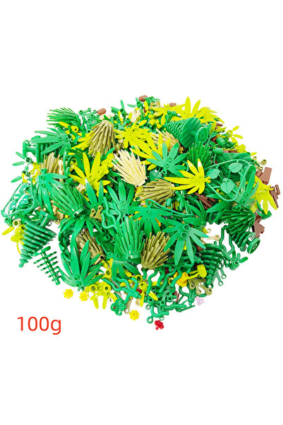 Choice ١٠٠ غرام من النباتات، مكعبات بناء، ألعاب تركيب يدوية، أوراق، أعشاب، أش...