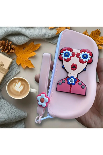 LUMAKS Silicone Glasses Case Cartoon Silicone Glasses Container Stylish Design