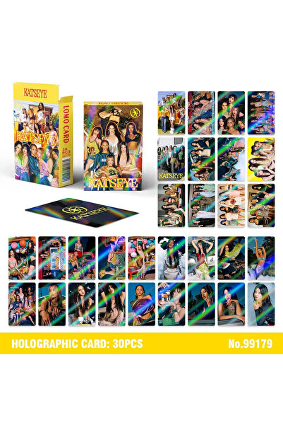 Choice 30 قطعة/مجموعة بطاقات صور مطبوعة عالية الدقة لنجمات الكيبوب كاتساي، سل...