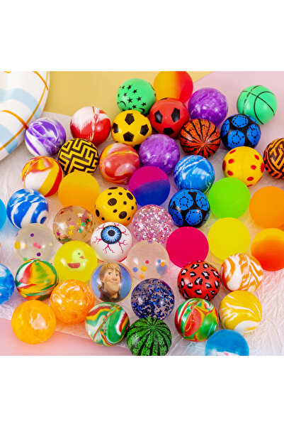 Choice ١٠ قطع عشوائية من الكرات النطاطة الصغيرة، هدايا لحفلات أعياد الميلاد، ...