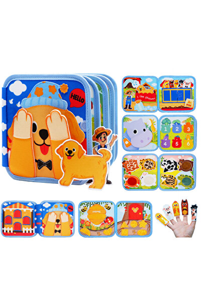 Choice كتاب جرو، كتاب أنشطة للأطفال الصغار، لوحة أنشطة مونتيسوري، ألعاب تعليم...