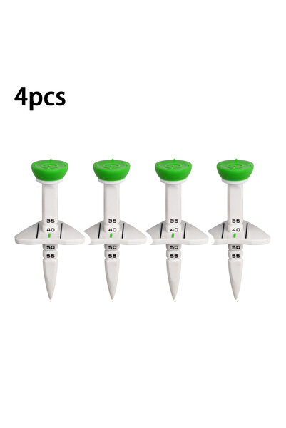 Choice مجموعة أدوات تدريب جولف خضراء مكونة من 4 قطع، قابلة لتعديل الارتفاع من...