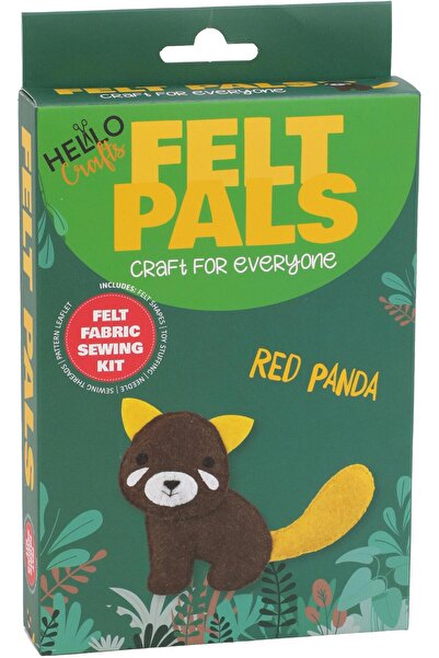 Liva Craft Felt friends sewing kit red panda 10 cm