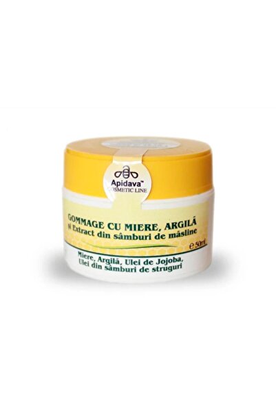 Apidava Cosmetic Line Gommage de Fata cu Miere si Argila 50 ml