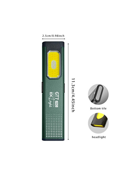 Choice Green Magnetic Work Light 5 Light Modes 37g Ultra Lightweight EDC Port...