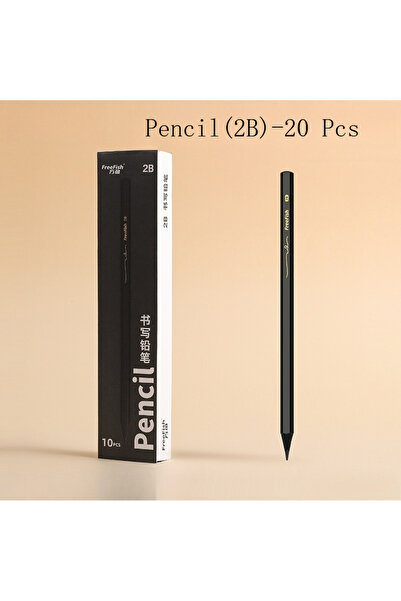 Choice Pencil(2B)-20 Pcs 10/20 Pcs Pencils 2B/HB Write Smooth Simple Black fo...