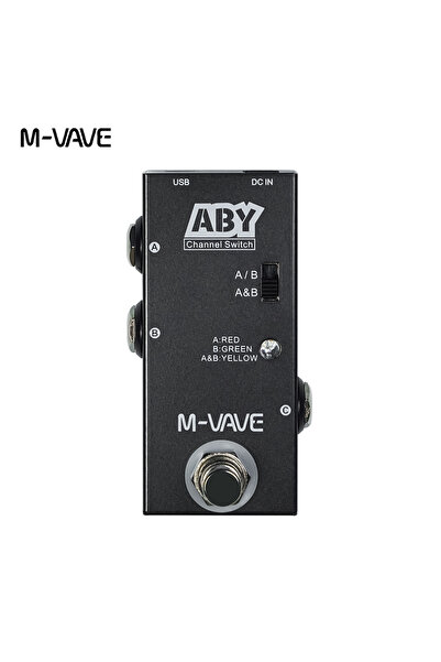 Choice ABY M-VAVE ABY Pedal Line Selector AB Switch Mini Guitar Effect Pedal ...