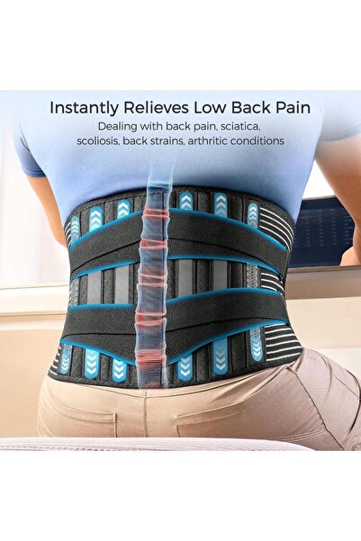 Choice3 مشد الظهر والخصر من إم هوياو، داعم للفقرات القطنية لعلاج الانزلاق الغ...