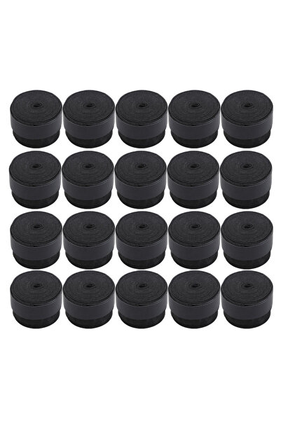 Choice black-20pcs Universal Sweatbands Overgrip Anti-slip Tennis Racket Padel Shock Absorption Badminton G