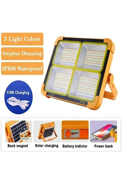 Choice فانوس شمسي تجاري من طراز A، سعة طاقة 2000 مللي أمبير، يعمل لمدة 15 ساع...