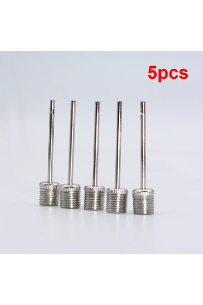 Choice 5 PCS Needle Football Soccer Stainless Steel Pump New Ball Air Needle Pin Basketball Inflating Infla