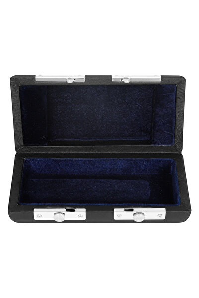 Choice black M MBAT Flute Bent Neck Case Leather Organiser Solid Wood Pressur...