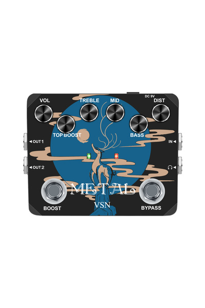 Choice دواسة تأثيرات جيتار VSN Metal VSN LTL-03 Metal 2.0 مع أصوات ميتال تقليدية و Super Disto