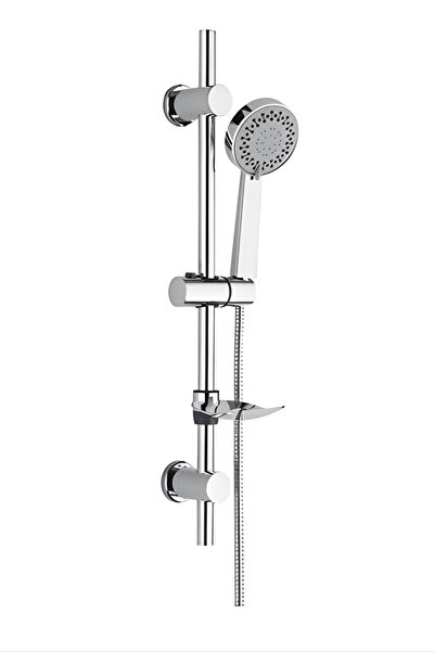 MegaVitrin Tema Dinamik Tondo Sürgülü Duş Seti | SS304 Paslanmaz Borulu 3 Fon...