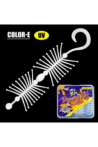 Choice طعم صيد دودة ناعم متعدد الاستخدامات من كولور-إي سبينبولر، مزود بتنورة ...