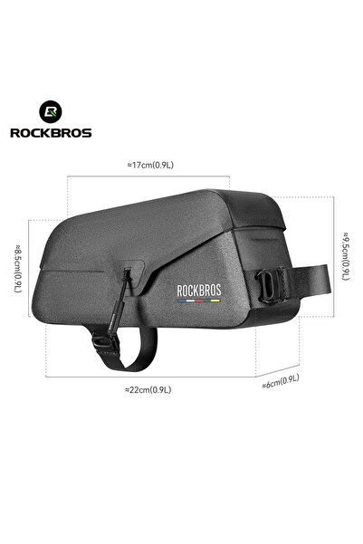 ROCKBROS 0.9L ROAD TO SKY Waterproof Bike Top Tube Bag Cycling Frame Bag for ...