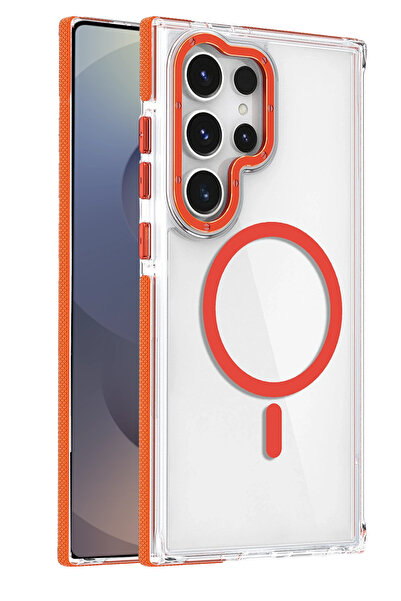 Joko 1614348747 غطاء سامسونج جالاكسي S25 الترا بيلا ماج سيف (124843) - برتقالي