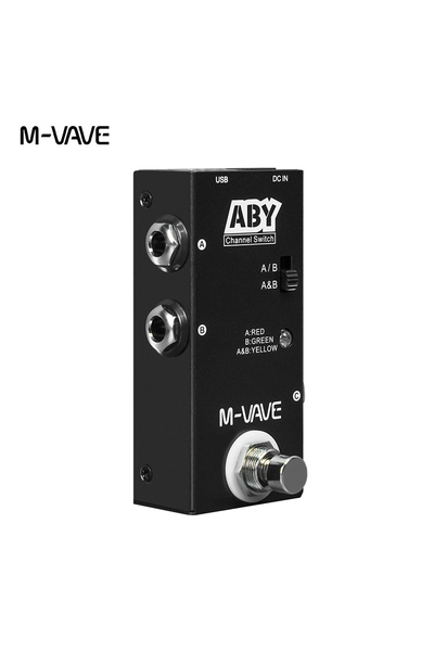 Choice ABY-AB M-VAVE ABY Line Selector AB Switch Mini Guitar Effect Pedal Min...