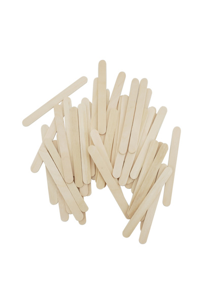 SELA Set de 50 de spatule mici din lemn - pentru epilare cu ceară sau aplicare de parafină WAX 15