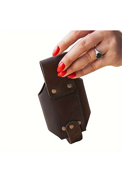 Choice Brown 1pc PU Leather Beer Can Holder, Adjustable Waist Belt for 330ml/...