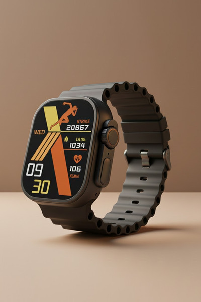 Muchmy ساعة ذكية متعددة الوظائف مع 7 أحزمة، شاشة رقمية تعمل باللمس بالكامل، س...