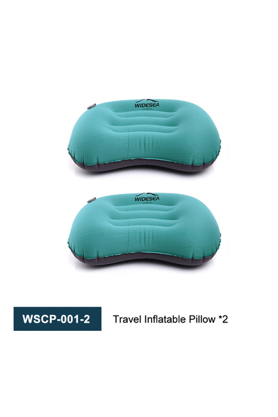 Widesea WSCP-001-2 Portable Inflatable Pillow Camping Equipment Compressible ...