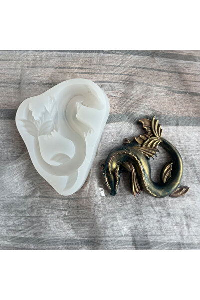 Choice قالب سيليكون على شكل بيضة تنين بحري نائم، قطعة واحدة، مصنوع من راتنج الإيبوكسي للأعمال اليدوية.