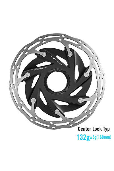 Choice Center-lock 160mm 2025 RYET Bicycle Brake Rotors 6-Bolts&Center-Lock 1...