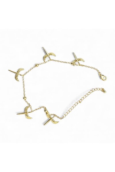 neslyaccessories 14K Gold Mikail Meleği Bileklik