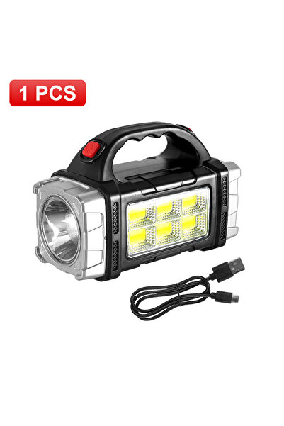 Choice مصباح شمسي محمول فائق السطوع بقوة 300000، قابل لإعادة الشحن، متعدد الأ...