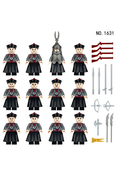 Choice جنود أسرة تشينغ عام 1631، جنود شجعان، أطفال يجمعون قطعًا صغيرة لبناء الدمى.