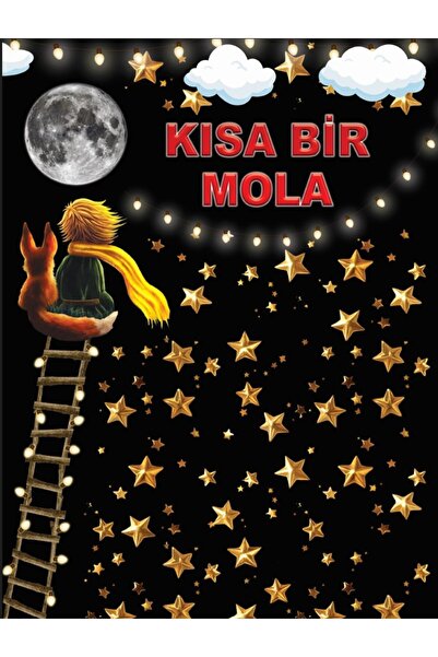 PROMISEBACKDROP2 Kısa Bir Mola, Karne Panosu, Okul Etkinlik 150x200 Kumaş Afiş