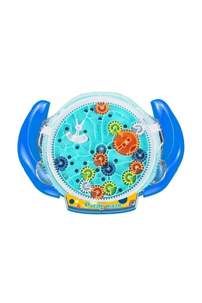 Choice لعبة ألغاز ثلاثية الأبعاد إبداعية زرقاء، متاهة تروس مضحكة، قرص تروس، ك...