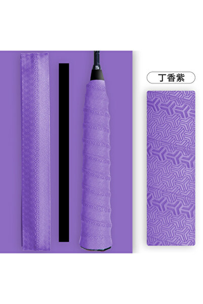 Choice شريط لاصق جديد مانع للانزلاق لمقبض مضرب تنس الريشة، لون بنفسجي، مناسب ...